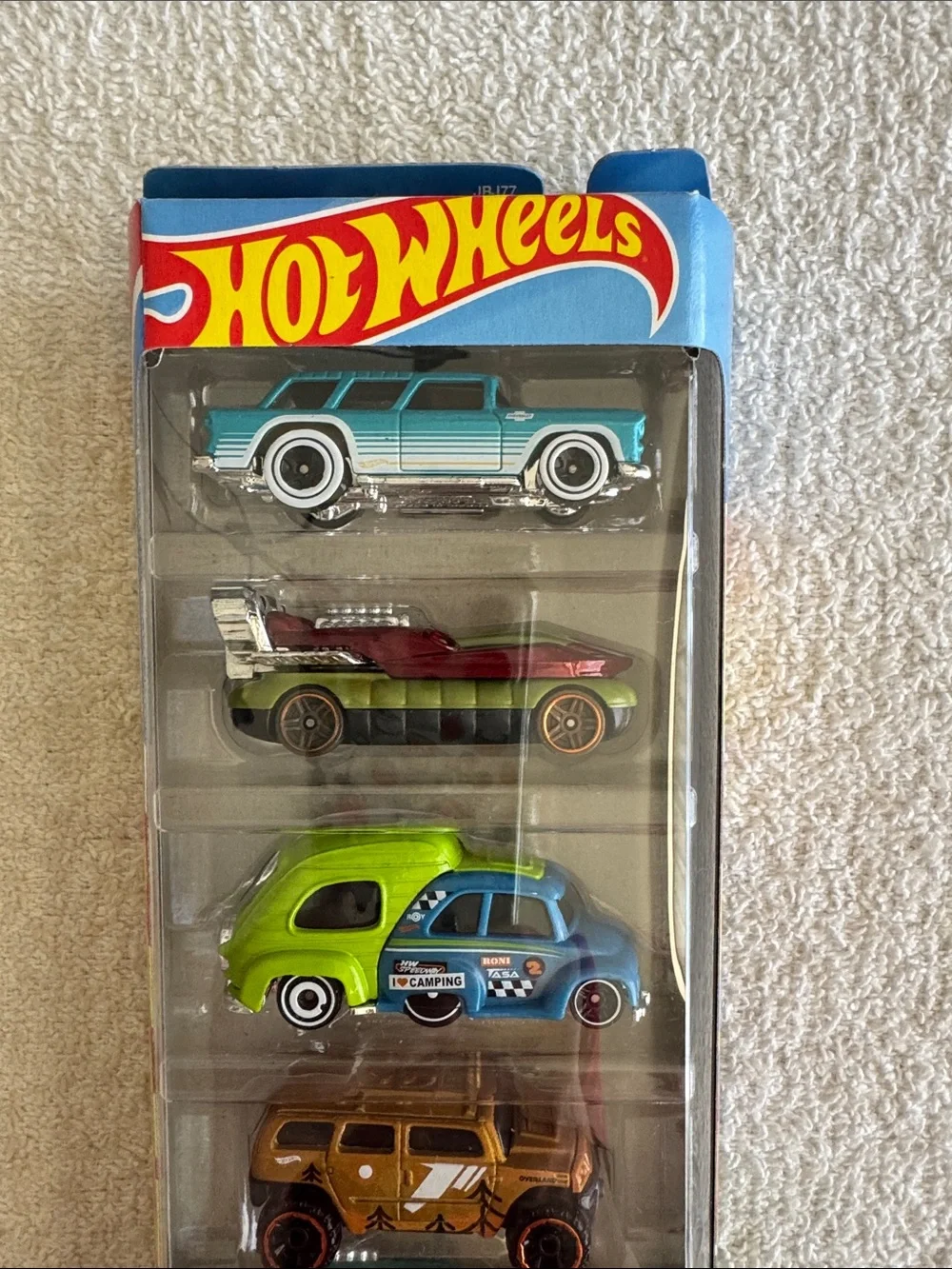 Hot Wheels HW Getaways 5 Pack Multicolor Kids Toy Cars